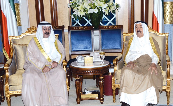 سمو الامير لدى استقباله سلطان بن حثلين