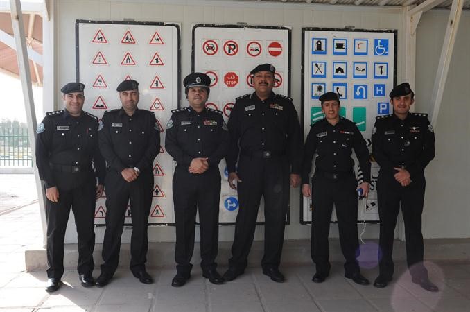 اللهو متوسطا عددا من قياديي ادارة اختبارات القيادة