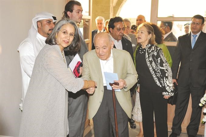 الشيخة حصة الصباح في استقبال الضيوف