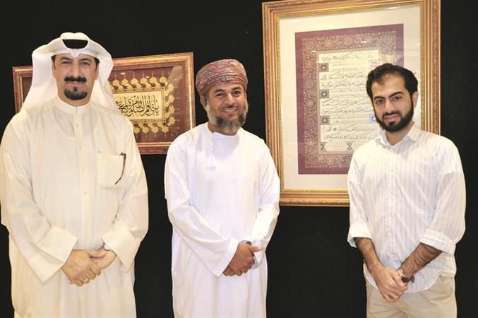 فريد العلي وعبدالله الوائلي في مركز الكويت للفنون الاسلامية﻿