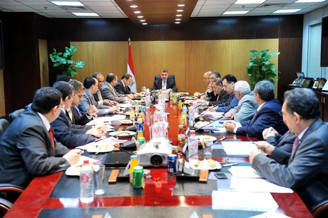 صالح يراس اجتماع مجلس ادارة الهيئة العامة للمنطقة الاقتصادية ناصر عبد السيد﻿