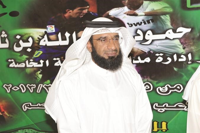 مدير المدرسة يوسف الهدهود خلال الحفل