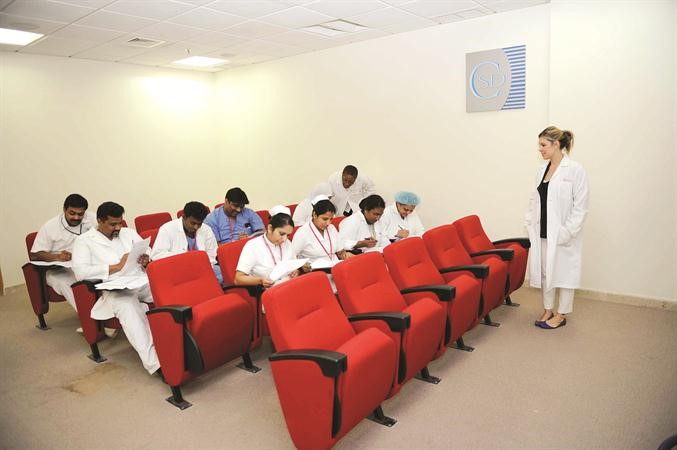 تدريب افراد الهيئة التمريضية من خلال فريق جامعة ميغيل