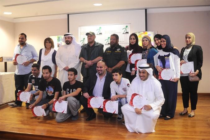 لقطة تذكارية للمشاركين بالدورة التدريبية 	سعود سالم ﻿