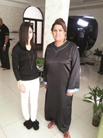  وصورة لها في لوكيشن التصوير بمستشفى العدان﻿