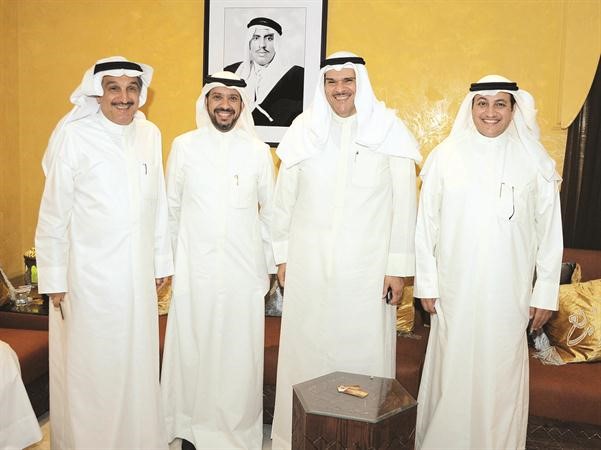 عسكر العنزي وسلمان الحمود ونواف الفزيع وكامل العوضي