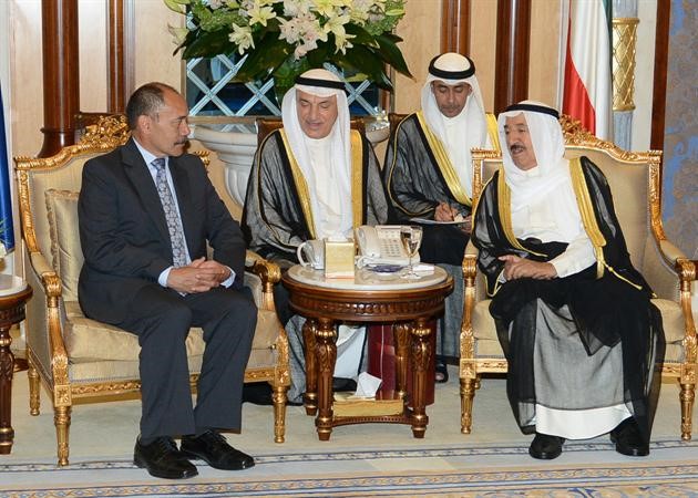 صاحب السمو الاميرمستقبلا حاكم عام نيوزيلندا جيرميا ماتيباراي