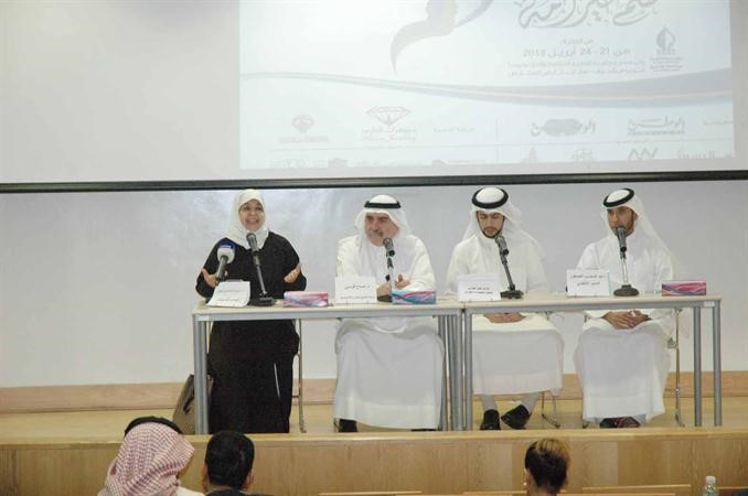 المتحدثون في المؤتمر الصحافي للجنة ساعد اخاك المسلم تعريفا لمؤتمر لانك حضاري تقتدي انور الكندري