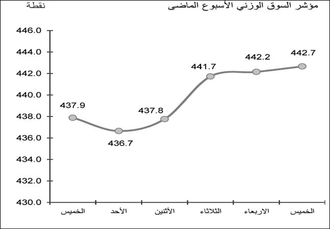توقعات باستمرار الزخم المضاربي وتخطي المؤشر لمستوى 7000 نقطة