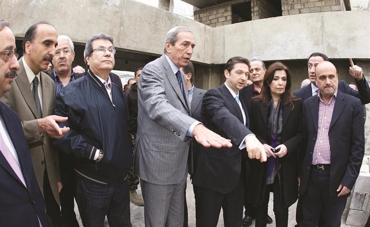 وضع حجر الاساس للمرحلة الثانية من مشروع مسبح الرئيس اميل لحود