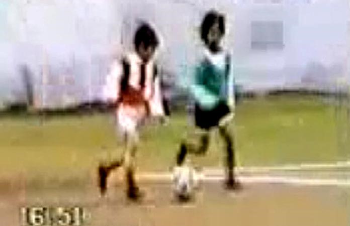 بالفيديو.. ميسي المذهل في عامه الخامس كأنه ميسي في الـ 25 من عمره
