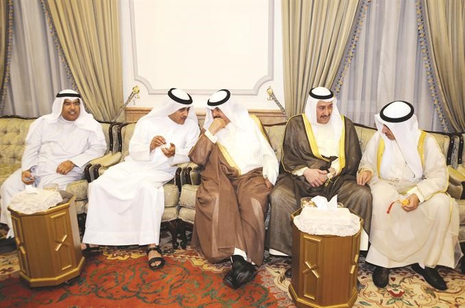 خالد الجارالله وطلال الخرافي ونايف الركيبي