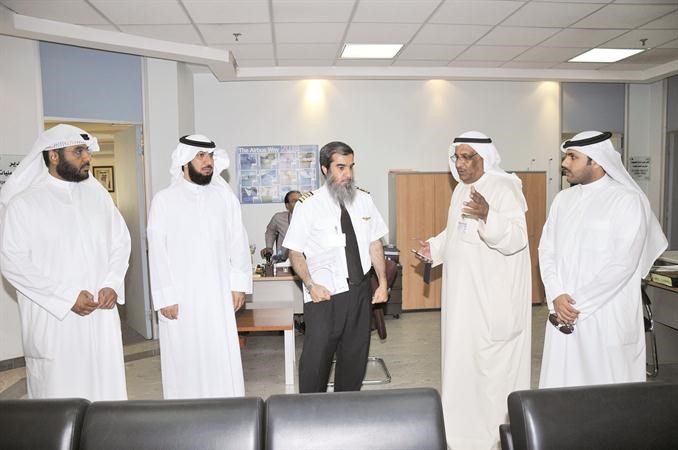 احمد الناهض مستعرضا امكانيات جهاز التحكم في ادارة العمليات بـ الكويتية ﻿