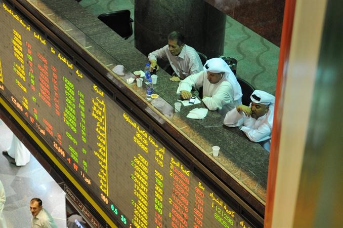 اللون الاخضر مسيطرا على شاشات التداول 	قاسم باشا﻿