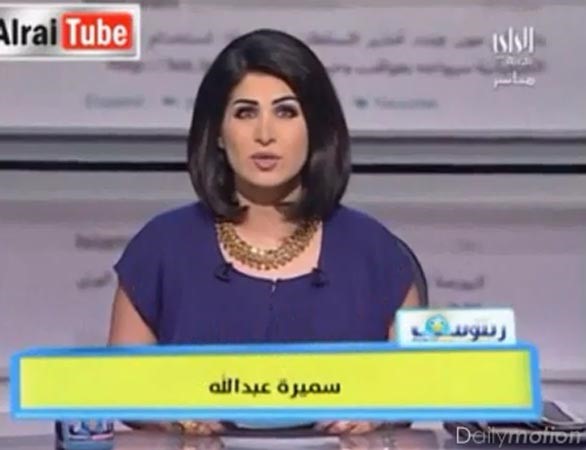 بالفيديو: مذيعة "الراي" سميرة عبد الله تتكلم "ياباني" بسبب قانون الإعلام الموحد