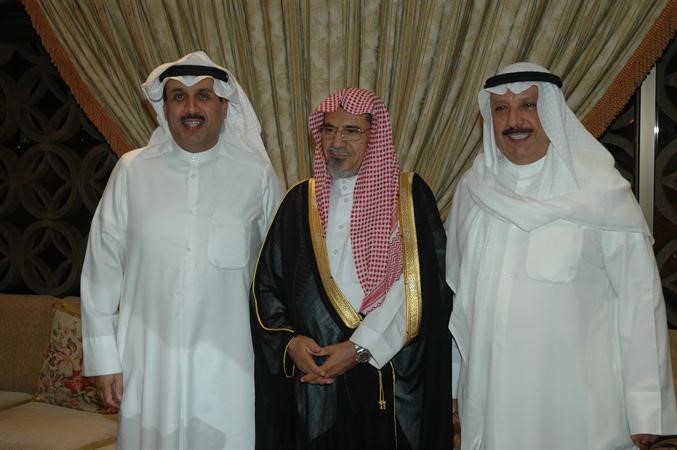 الشيخ حمد جابر العلي والشيخ دصالح بن حميد ﻿