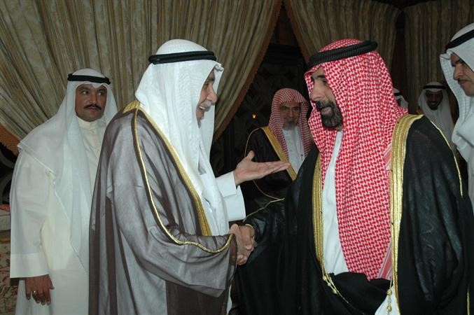 دخالد المذكور والشيخ احمد صباح السالم ﻿