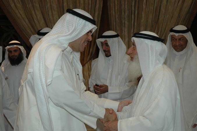 الشيخ سلمان الحمود والداعية دابراهيم الرفاعي ﻿