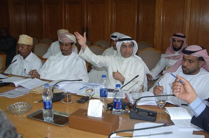 احمد المليفي متحدثا	ناصر عبدالسيد﻿