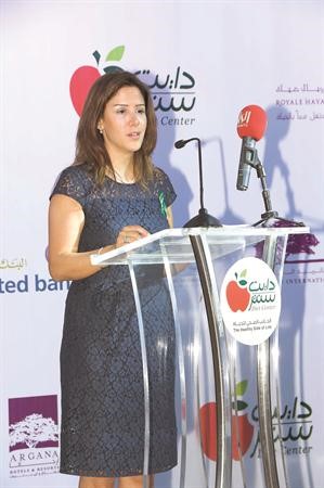 رانيا رعد تتحدث عن اهمية العادات الغذائية الصحية