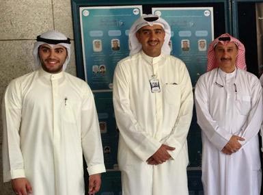 مازن سعد الناهض وعماد العبلاني خلال مشاركتهما في مؤتمر البنوك الشبابي الثاني 