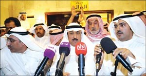 مسلم البراك متحدثا في ديوانه امس قاسم باشا