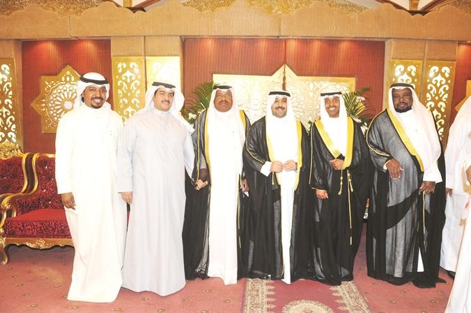 الشيخ صباح ناصر صباح الاحمد وناصر العليمي يهنئان
