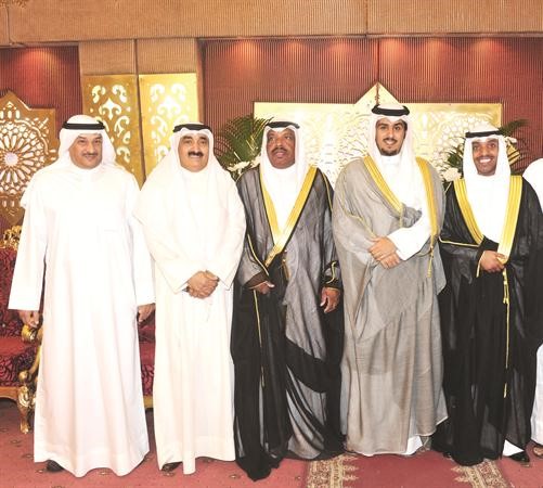 الشيخ طلال المشعل وغشام البصمان وفلاح الدويش يباركون
