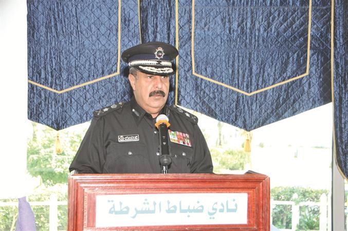 الفريق غازي العمر ملقيا كلمته﻿