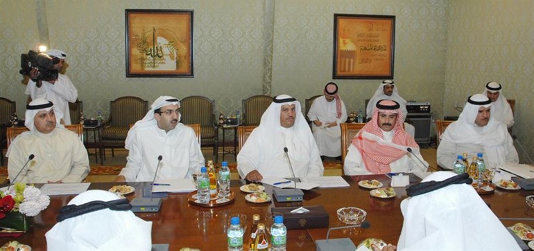 الشيخ سلمان الحمود والشيخ مبارك الدعيج ودبركات الهديبان وخالد هلال المطيري ﻿