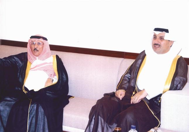 الشيخ حمد جابر العلي وحميدي الخشمان
