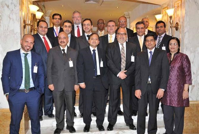 جانب من مؤتمر التدقيق الداخلي الاول الذي نظمه بنك برقان