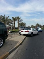 حادث سير على شارع الخليج العربي خلف مصابين﻿
