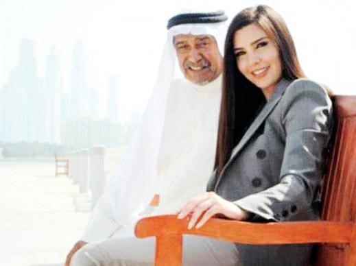 النبهان مع لاميتا فرنجية اثنا تصوير مسلسل محال