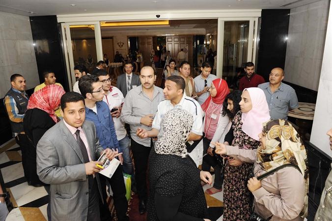 اعلاميون مصريون ينسحبون من جلسة وزير الاعلام المصري﻿