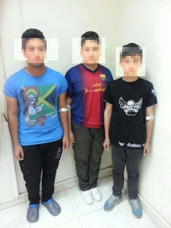 الاحداث الثلاثة الى النيابة العامة