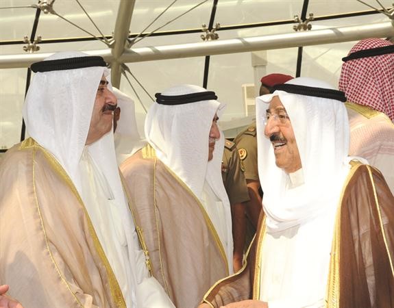 وسموه يستقبله الشيخ احمد الحمود