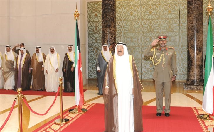 صاحب السمو الامير الشيخ صباح الاحمد لدى وصول سموه من تركيا﻿
