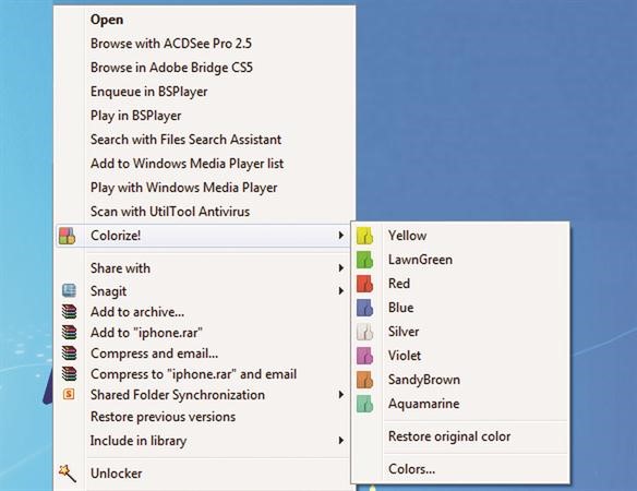 برنامج ‏ «Folder Colorizer» ‏ لتلوين ملفاتك