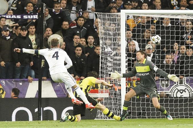 هدف سيرجيو راموس لم يكن كافيا لتاهل الريال لنهائي الابطال	 رويترز﻿