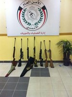 حصيلة حملة الاحمدي من الاسلحة