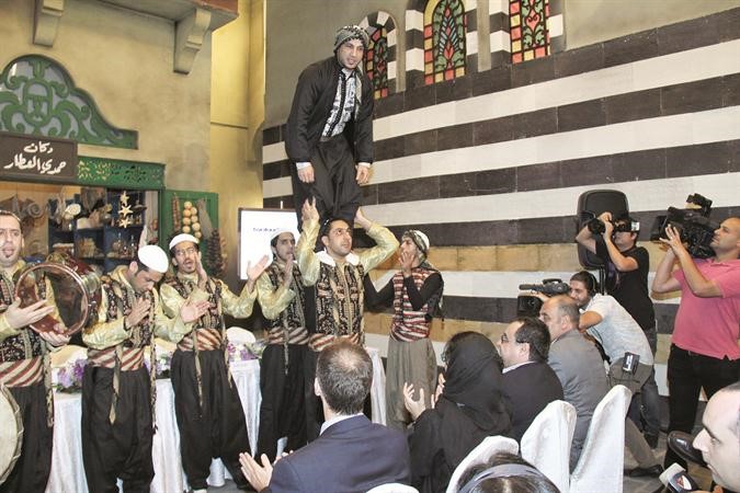 من اجواء المؤتمر الصحافي 