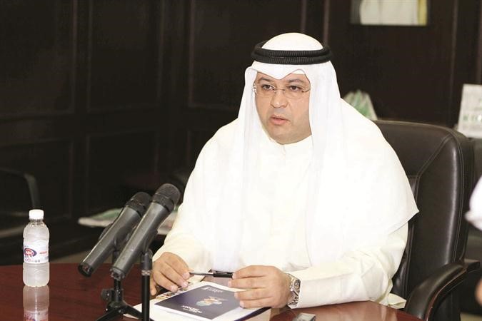 الشيخ طلال المحمد يتحدث في المؤتمر الصحافي ﻿