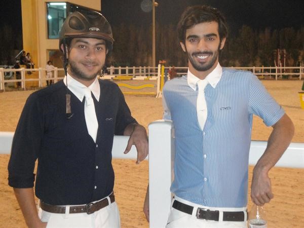 الفارس شاكر الكاظمي مع المتالق عبدالله الروضان﻿