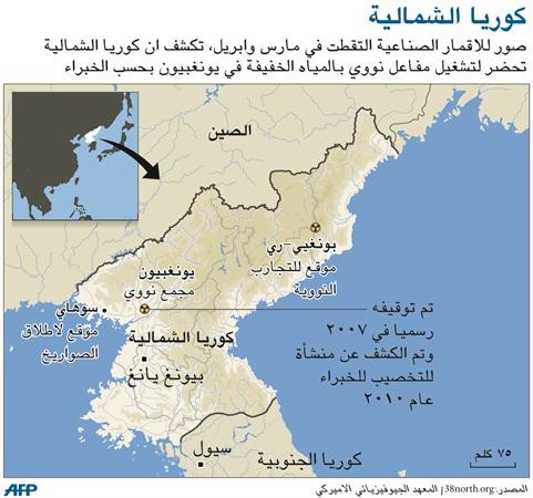 باحثون أميركيون: كوريا الشمالية قد تشغل قريباً مفاعلاً نووياً بالمياه الخفيفة