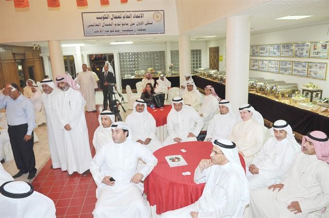 حضور كبير في احتفال اتحاد العمال ﻿
