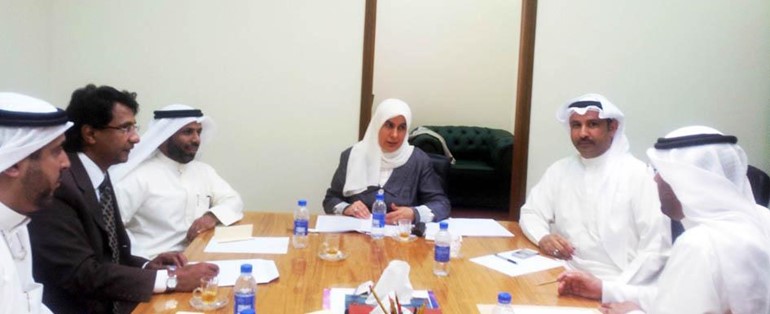 الكندري وحوار مع وفد الرابطة ﻿