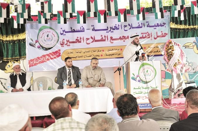 جانب من الاحتفال بافتتاح المجمع﻿