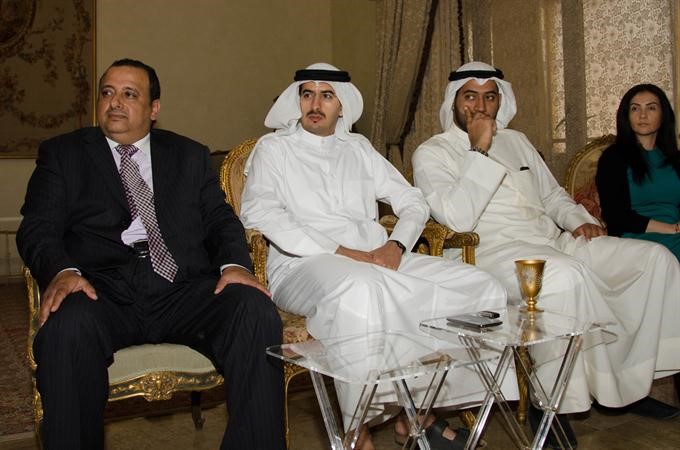  الشيخ احمد دعيج جابر العلي والشيخ فهد خالد الفهد﻿