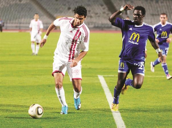 مهاجم الزمالك احمد جعفر يسعى لقيادة فريقه لتجاوز عقبة الفريق الاثيوبي